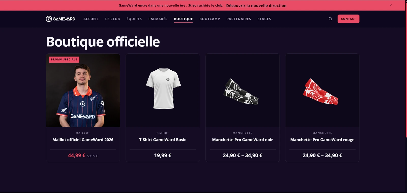Boutique officielle GameWard